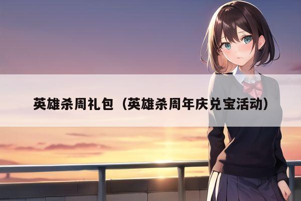 英雄杀周礼包（英雄杀周年庆兑宝活动）