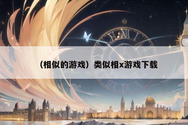 (相似的游戏)类似相x游戏下载