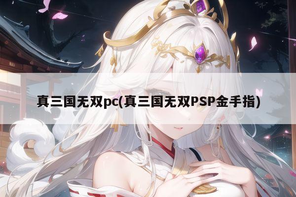 真三国无双pc(真三国无双PSP金手指)