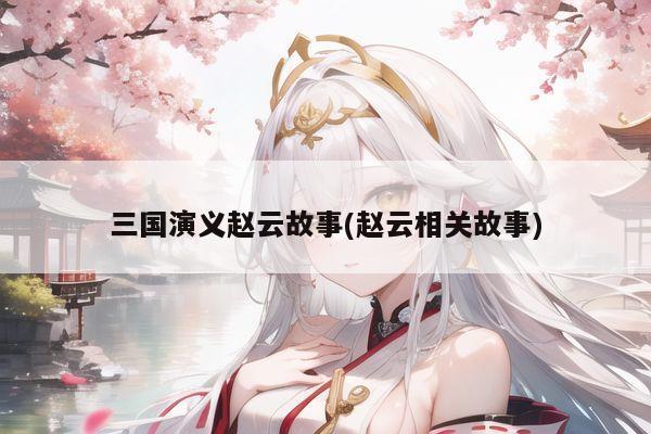 三国演义赵云故事(赵云相关故事)