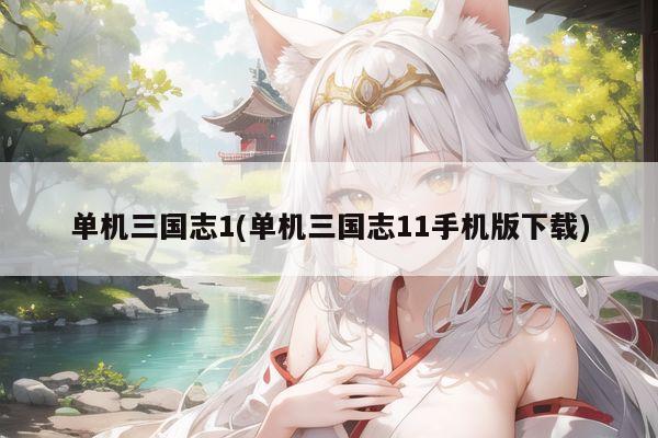 单机三国志1(单机三国志11手机版下载)
